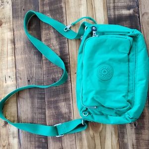 Kipling green Cross body bag. Great condition. Barely used. Lightweight.